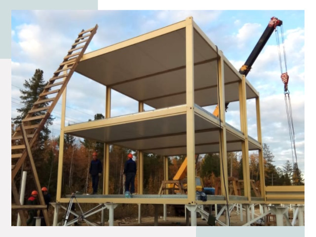 Строительство модульных здания Владимир