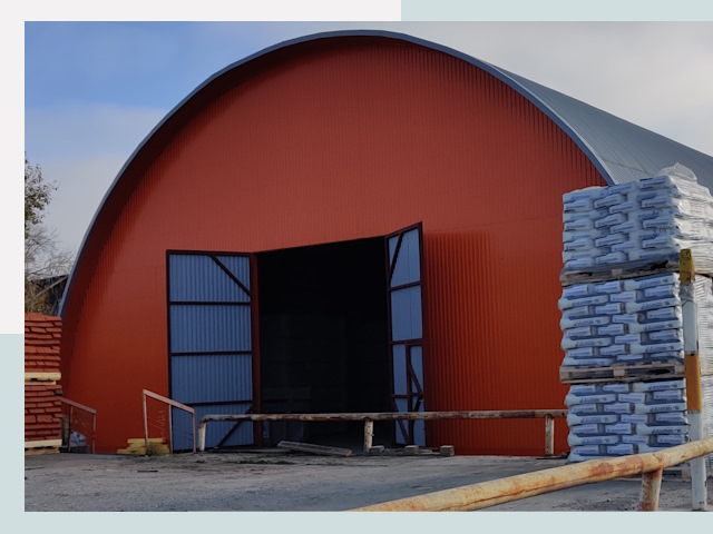 Полукруглые ангары по цене от 623 руб. в Владимир