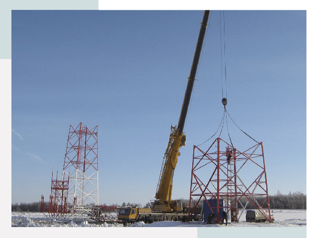 Монтаж вышек связи в Владимире