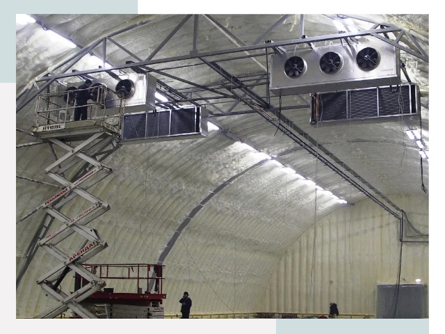 Оснащение ангаров в Владимире