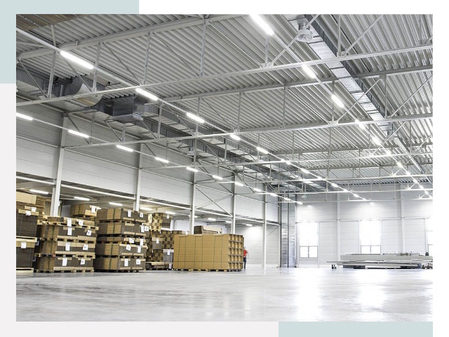 Освещение ангаров в Владимире