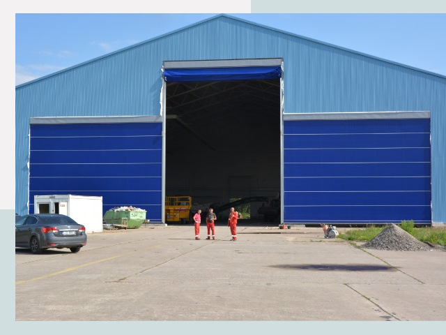 Ангарные ворота в Владимир от СтальСтрой-Вдм по цене 623 руб.