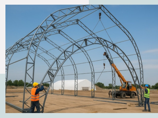 Монтаж ангаров в Владимире от 623 руб. - Надежно и быстро